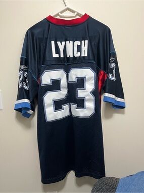 VNTG Marshawn Lynch Buffalo Bills Stitched Jersey - Reebok Authentic - Size 56